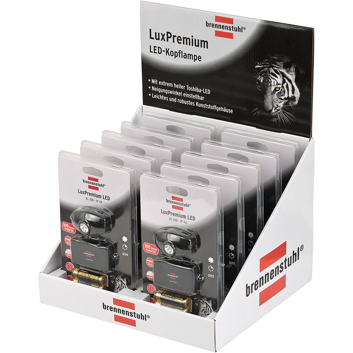 Lanternă LED pentru Cap Brennenstuhl 1178780 Negru 200 Lm