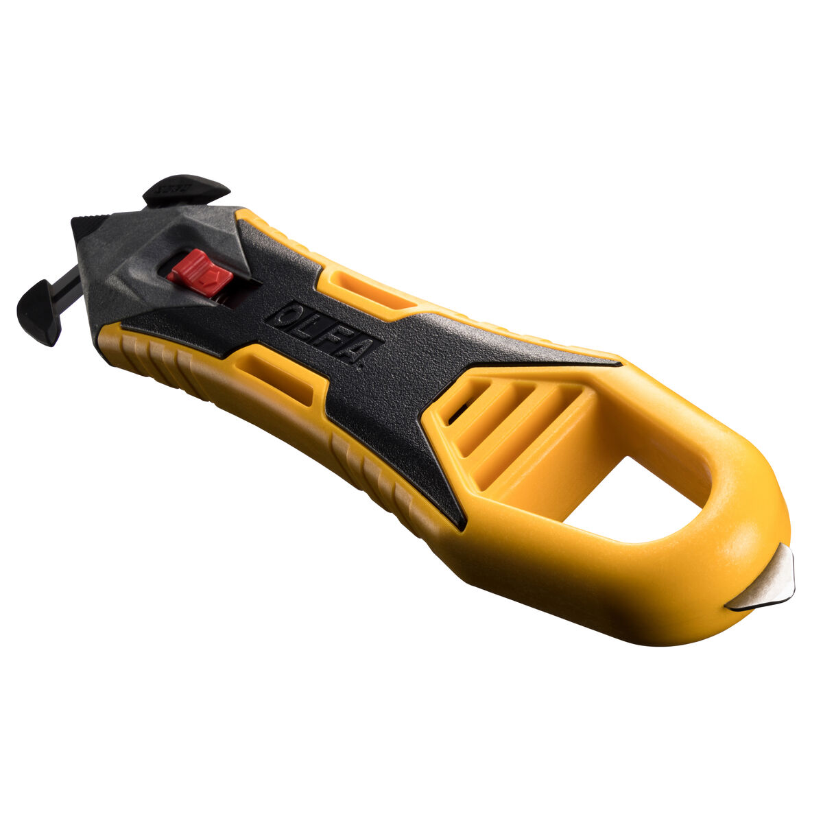 Cutter Olfa Galben Negru Metal Oțel inoxidabil Plastic Siguranță