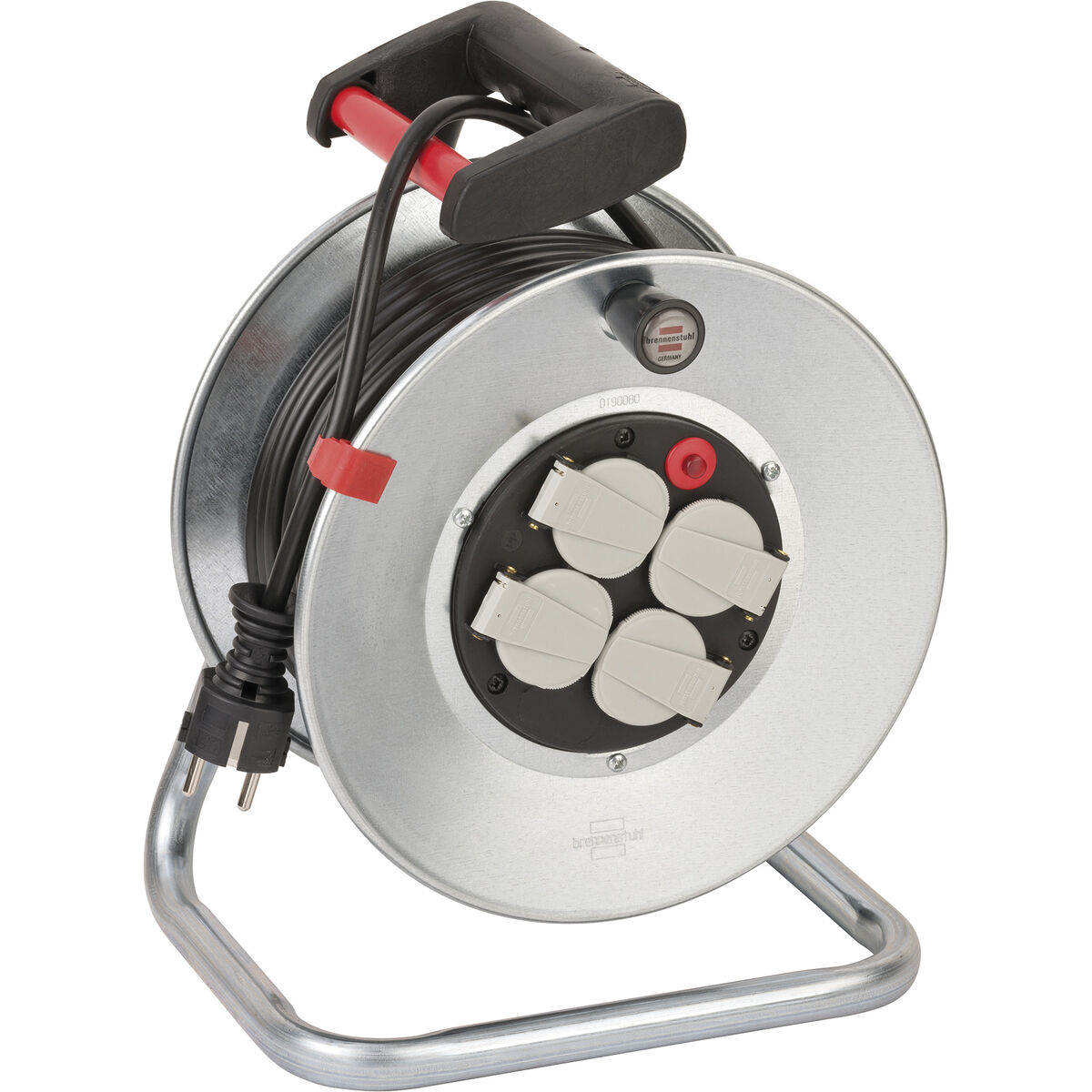 Bobină de cablu Brennenstuhl Garant® S 4 E IP20 H05VV-F 50 m 3 x 1,5 mm 4 Prize