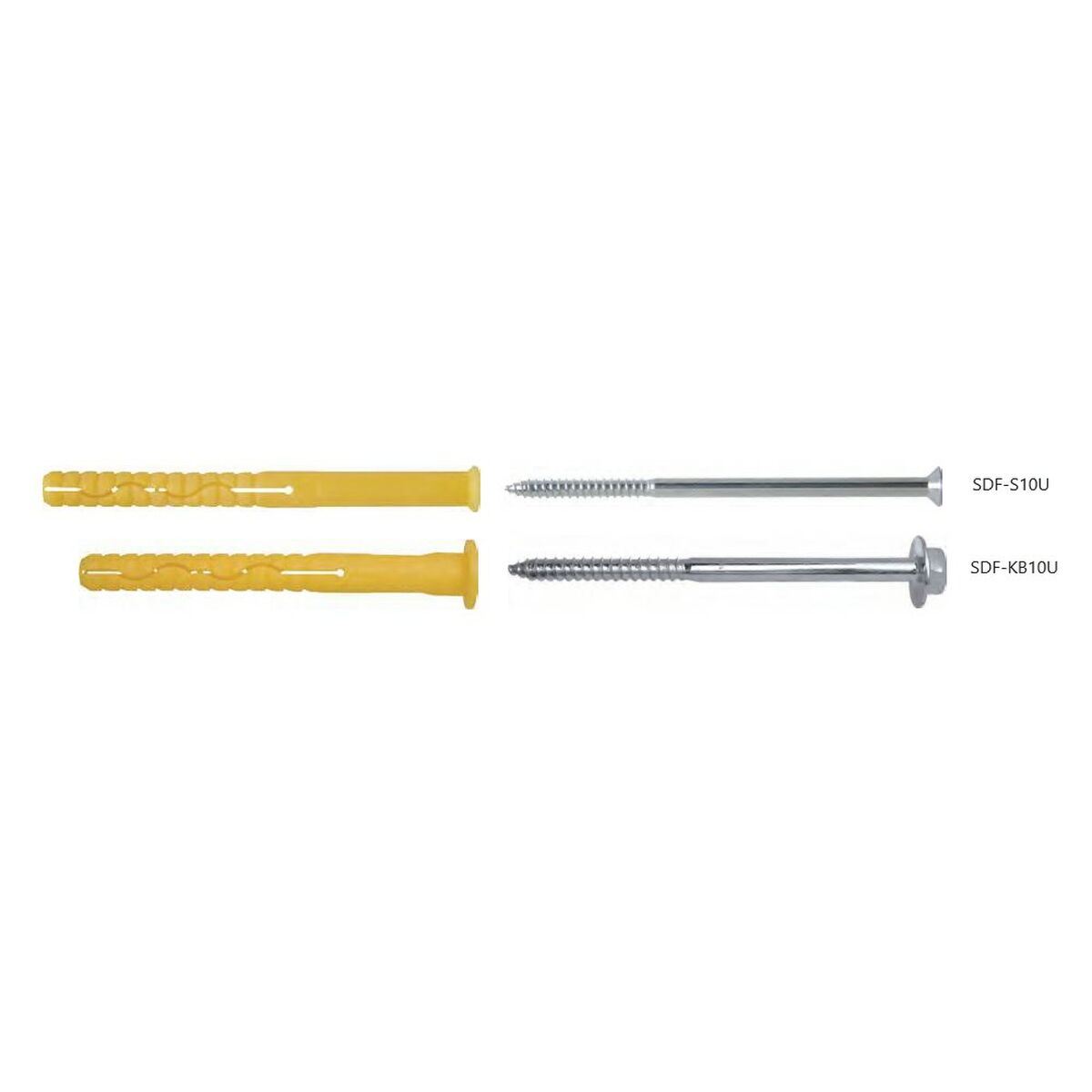 Crampoane TOX 7 x 130 mm (50 Unități)