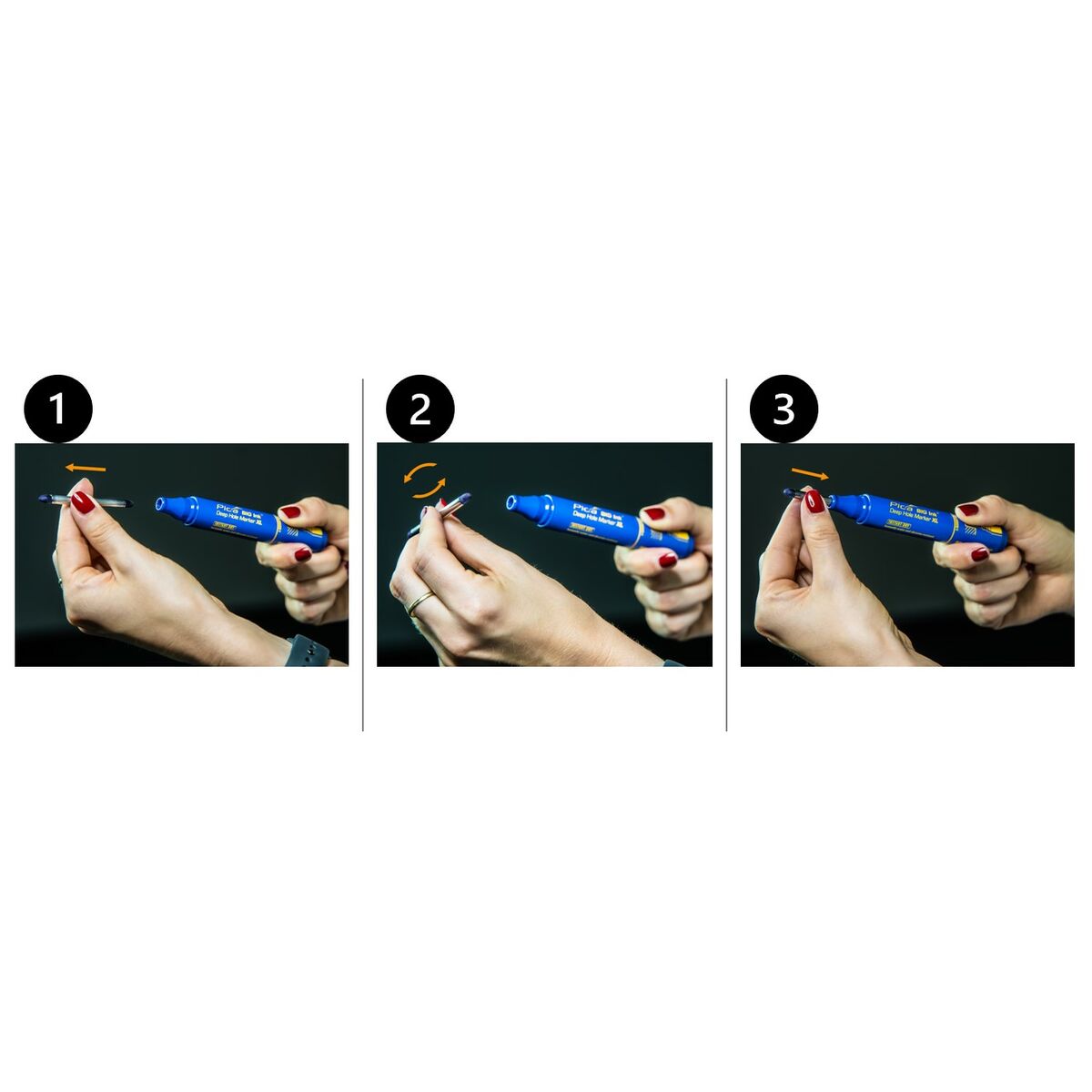 Marker Pica BIG Ink XL Alb