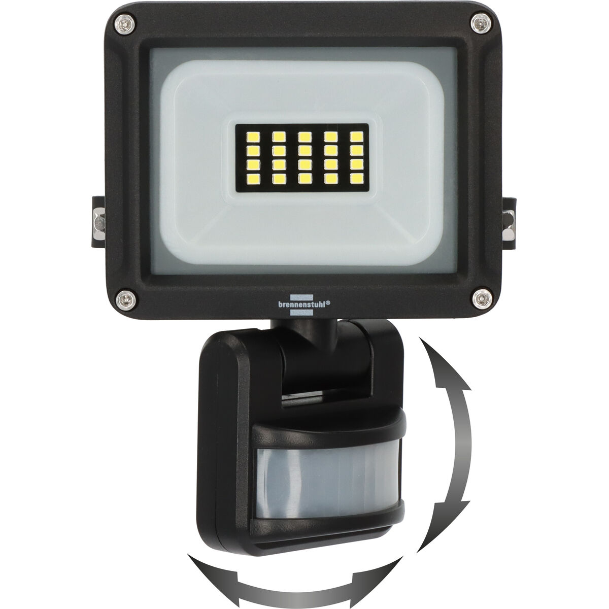 LED spotlight Brennenstuhl JARO D 50 W 5800 Lm Negru Detector de Mișcare (6500 K)