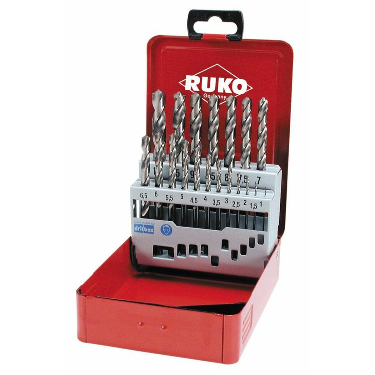 Set de rulouri RUKO Oțel de mare viteză (HSS) 9 mm 10 mm 6 mm 3 mm 7 mm 5 mm 4 mm 2 mm 8 mm 1,5 mm 2,5 mm 3,5 mm 4,5 mm 5,5 mm 1