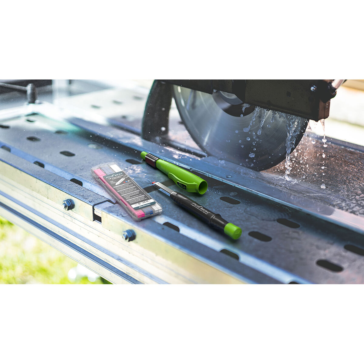 Mine Pica Dry Permanent Albastru Alb