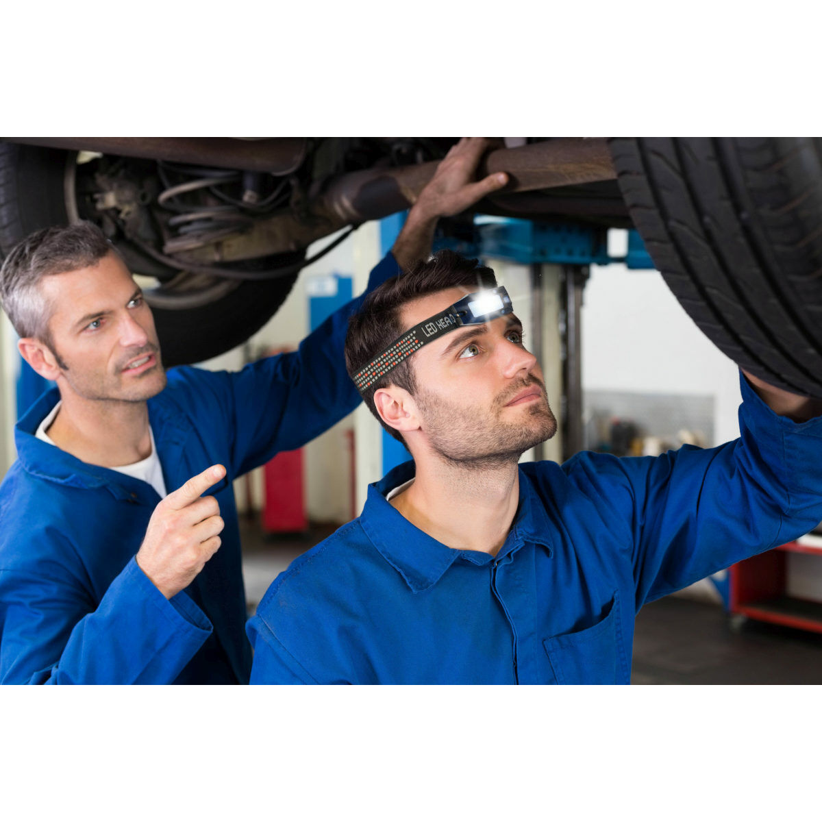 Lanternă Frontală LED Reîncărcabilă și Reglabilă Velamp 2 W 150 Lm