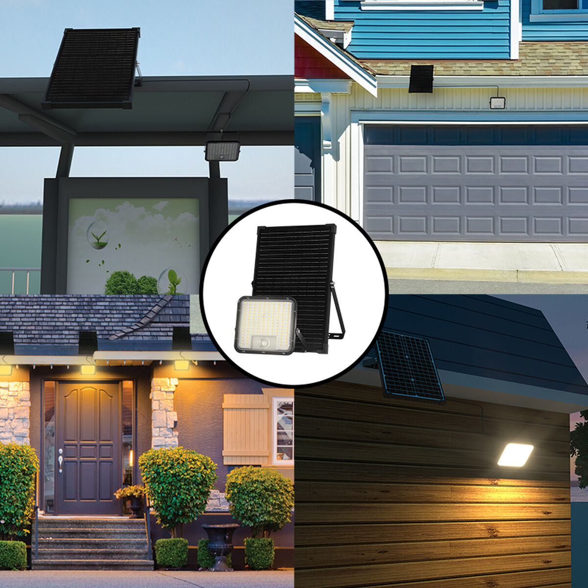 Lampă solară Velamp CUBE 9.600 lm 60 W 3000 K Natural Alb cald