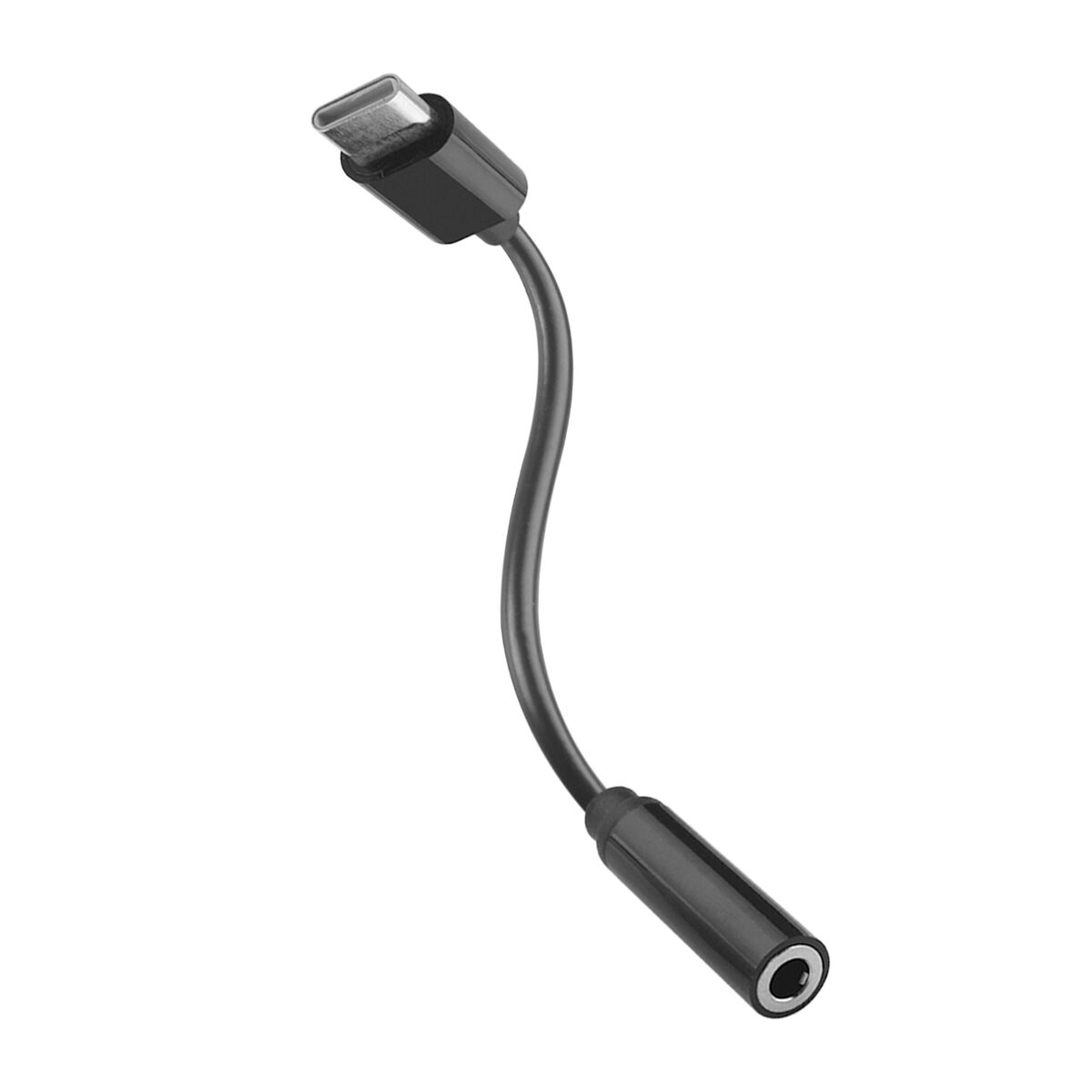 Adaptor USB-C la Jack 3.5 mm Muvit for Change JDS-C35 Negru