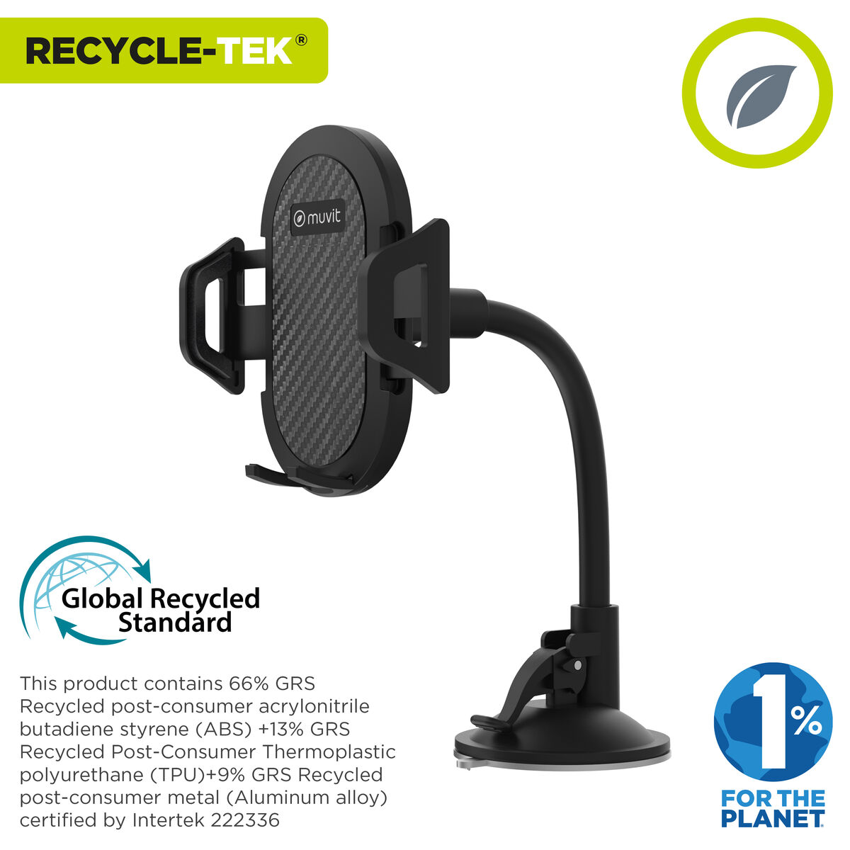 Suport pentru Mașină Muvit Negru 7"