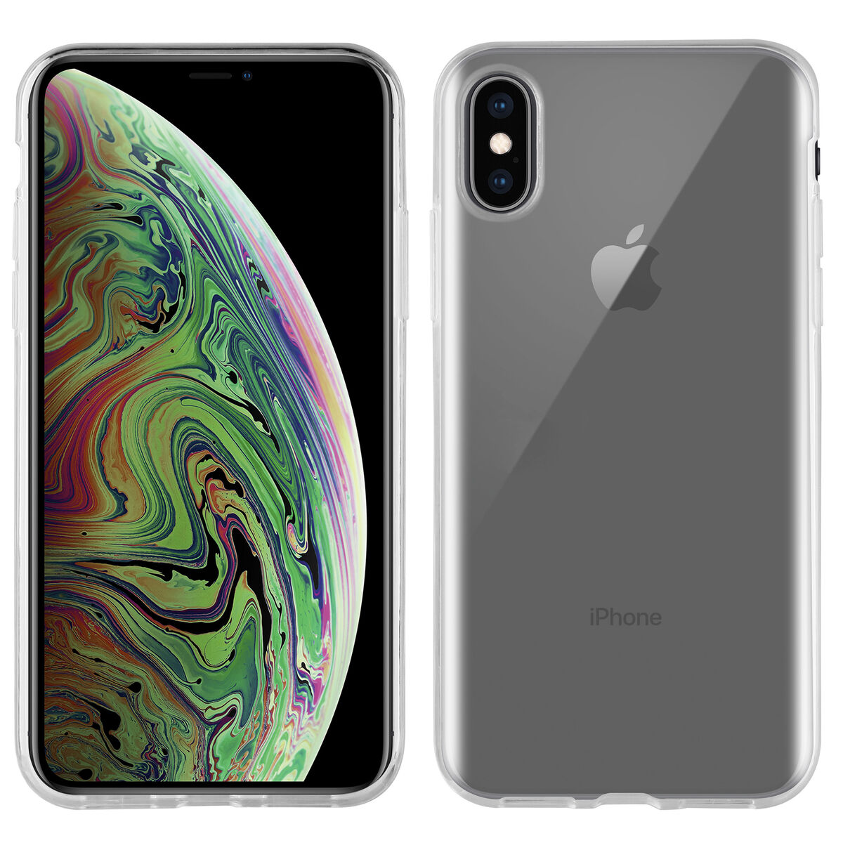 Husă pentru Mobil Muvit for Change iPhone X/XS Transparent