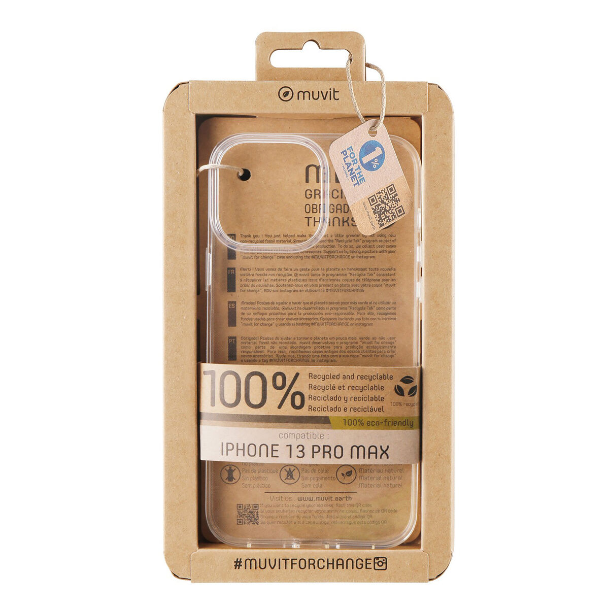 Husă pentru Mobil Muvit for Change iPhone 13 Pro Max