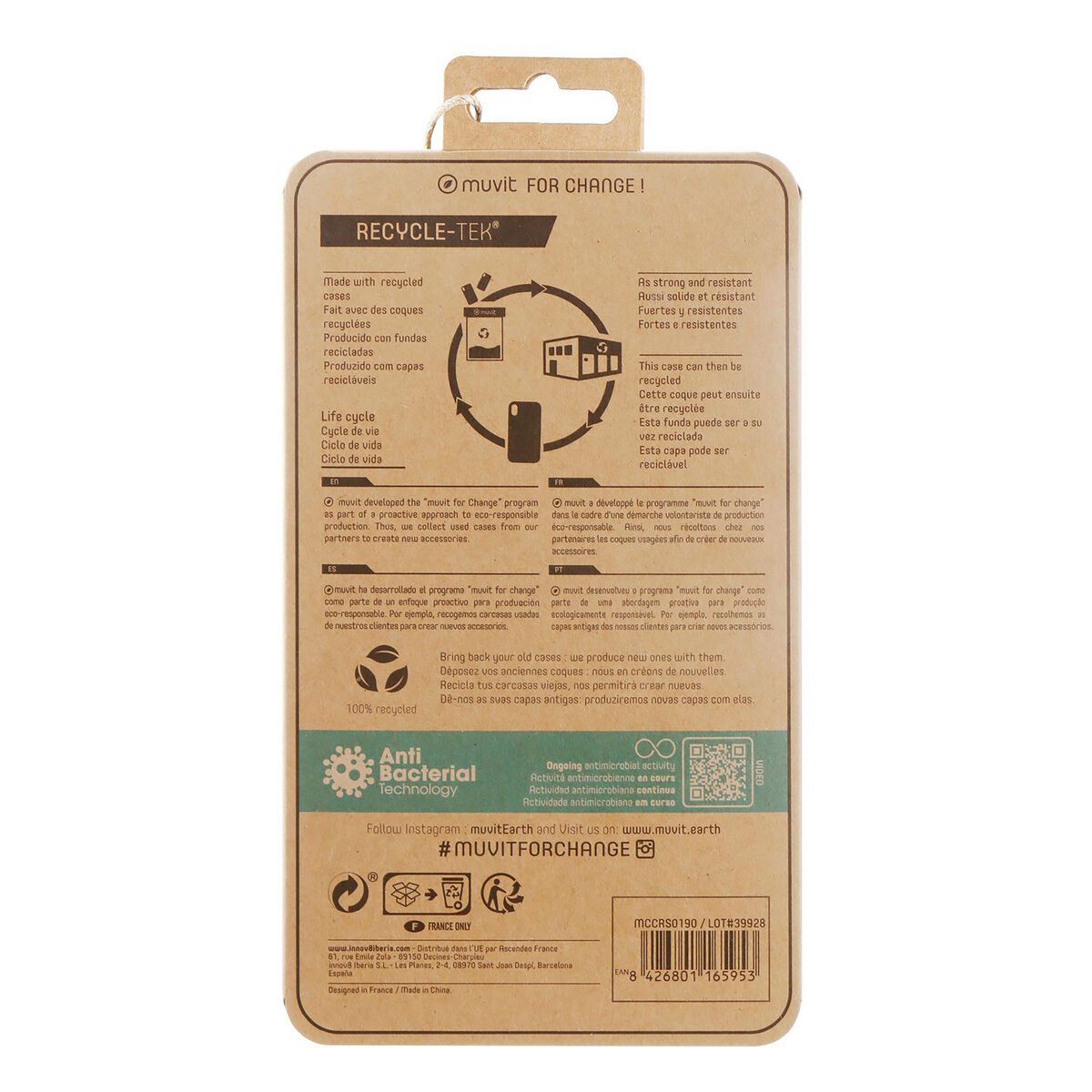 Husă pentru Mobil Muvit for Change iPhone 13 Pro Max