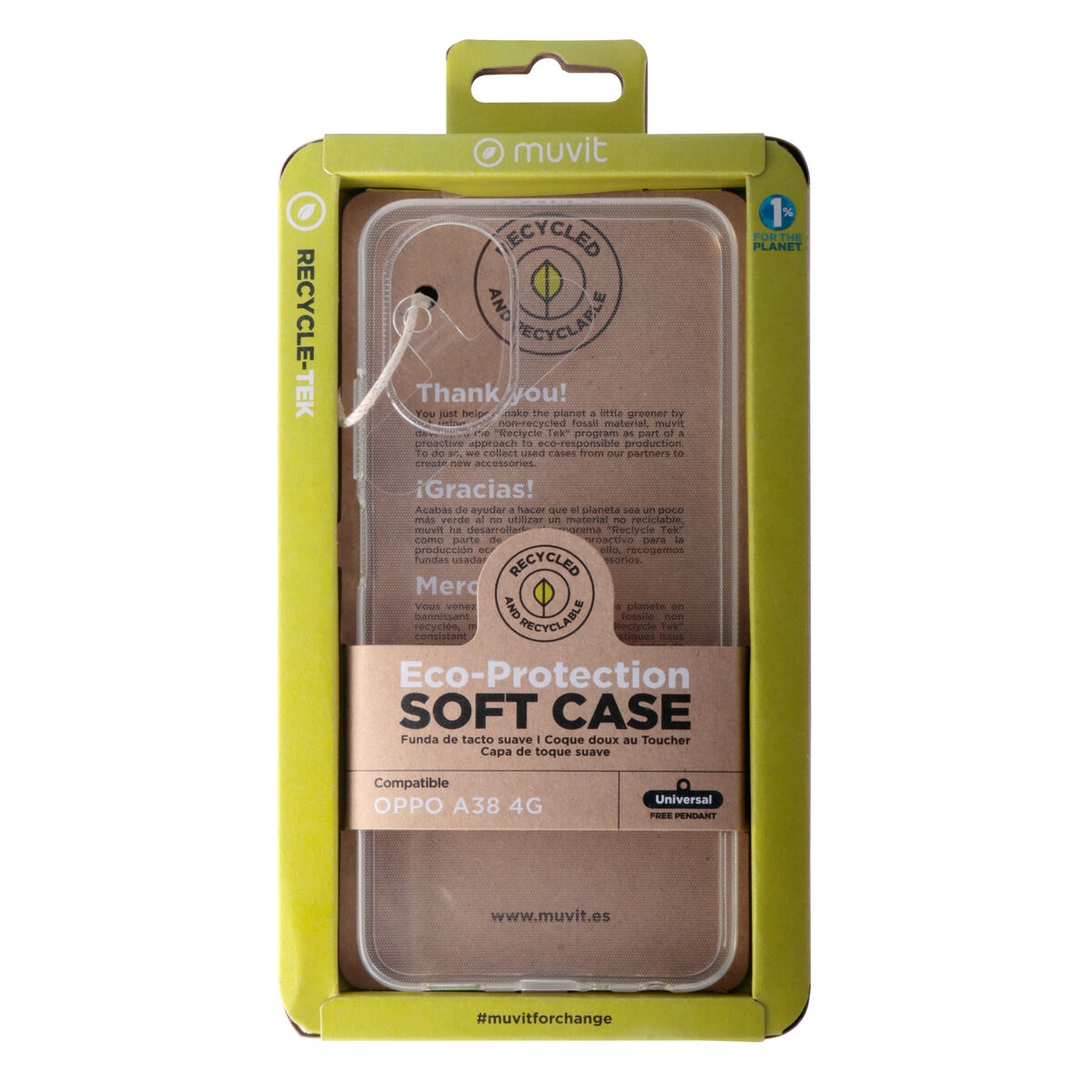 Husă pentru Mobil Muvit for Change Oppo A38 4G OPPO A38