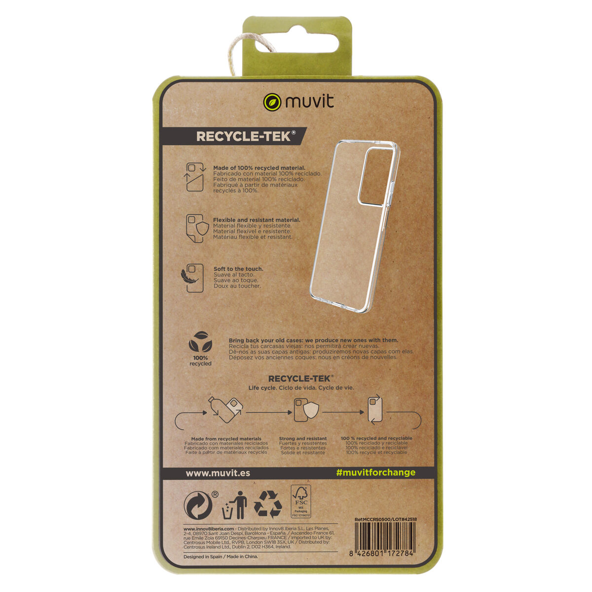 Husă pentru Mobil Muvit for Change Oppo A79 5G Oppo a79