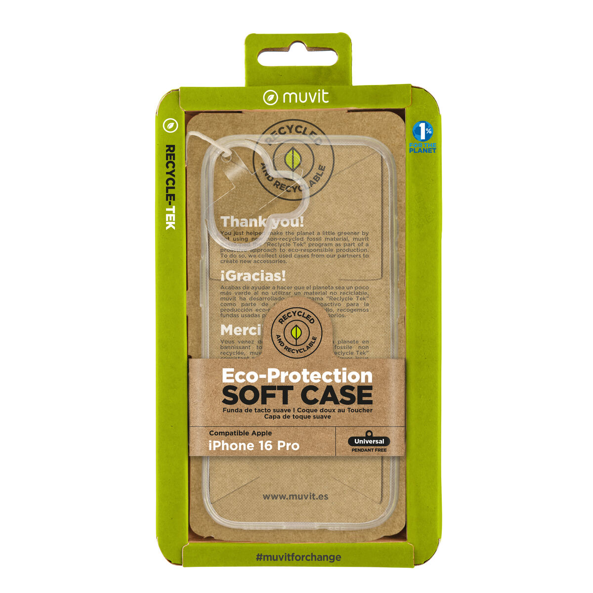 Husă pentru Mobil Muvit for Change iPhone 16