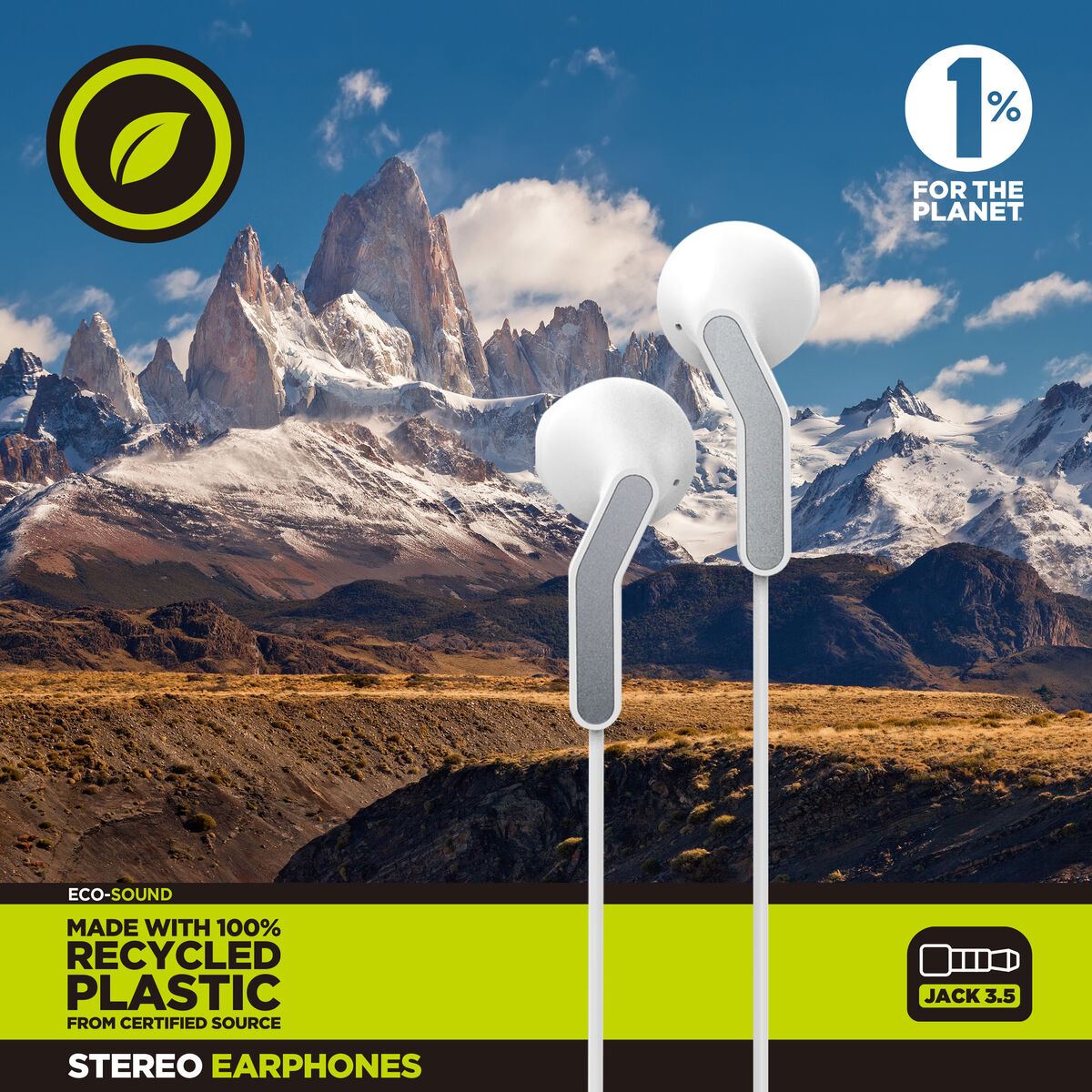 Căști Muvit for Change E56 Alb