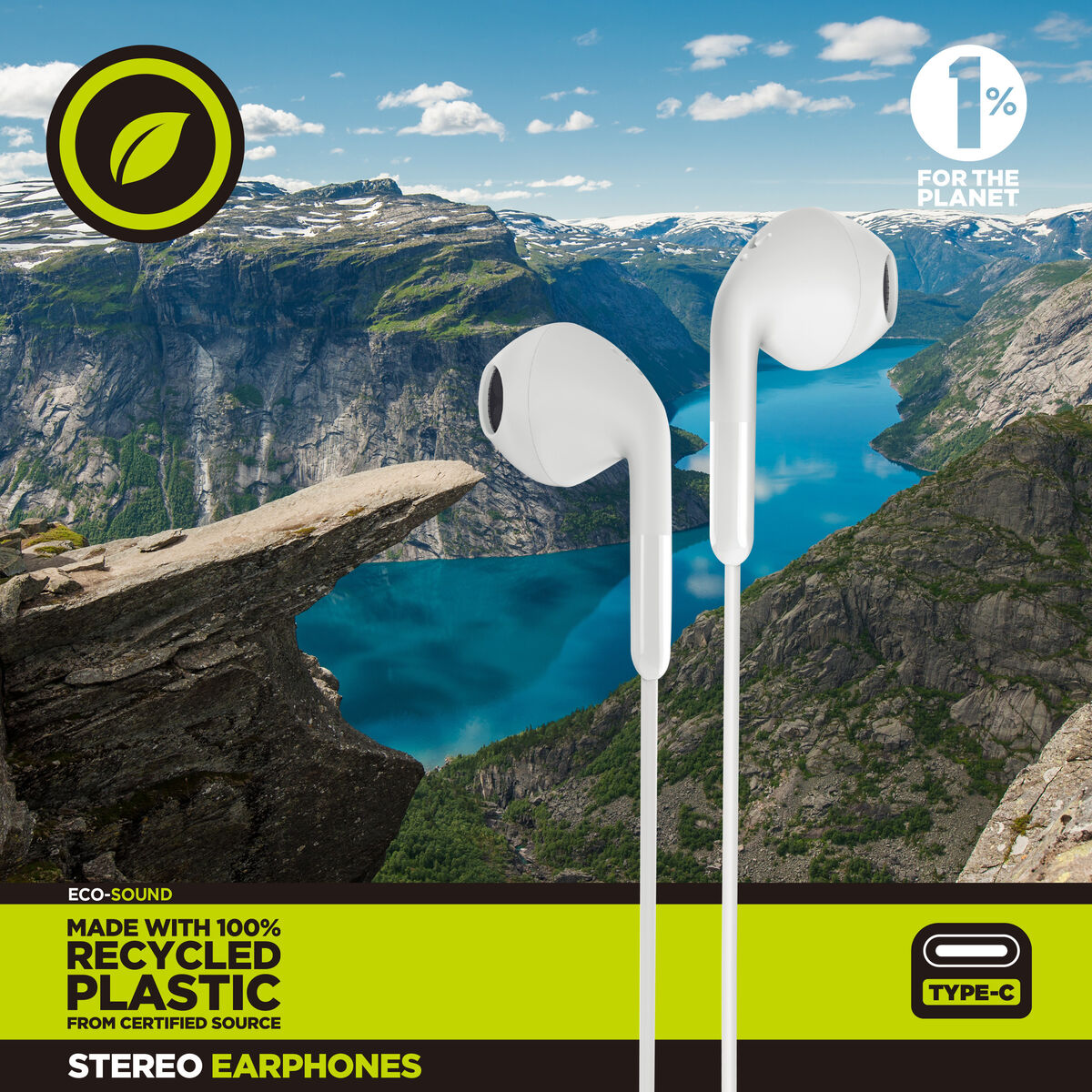 Căști Muvit for Change E58 Alb