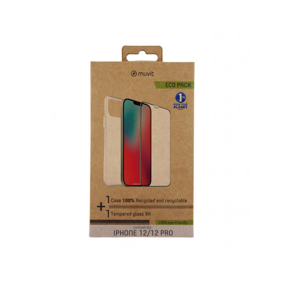 Husă pentru Mobil Muvit Transparent Smartphone Apple iPhone 12, 12 Pro