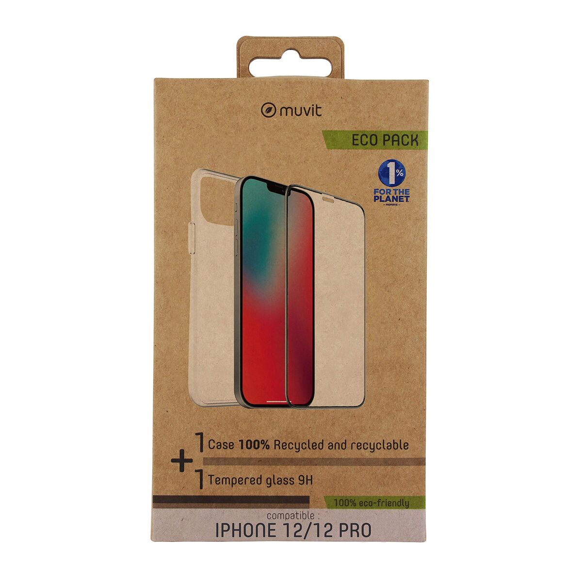 Husă pentru Mobil Muvit Transparent Smartphone Apple iPhone 12, 12 Pro