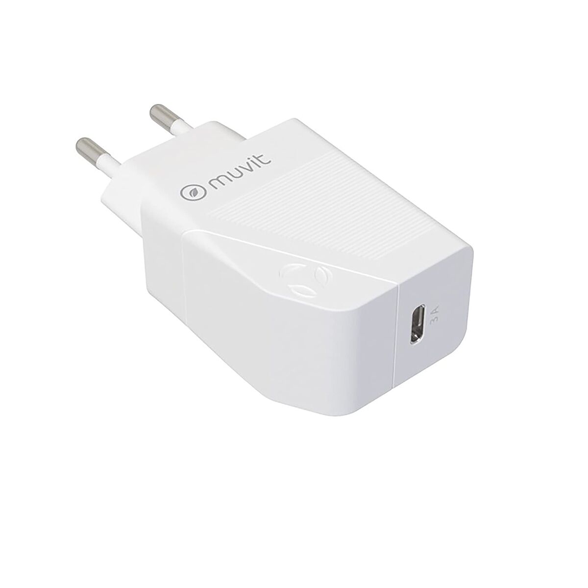 Încărcător de Perete + Cablu USB-C Muvit Alb 20 W