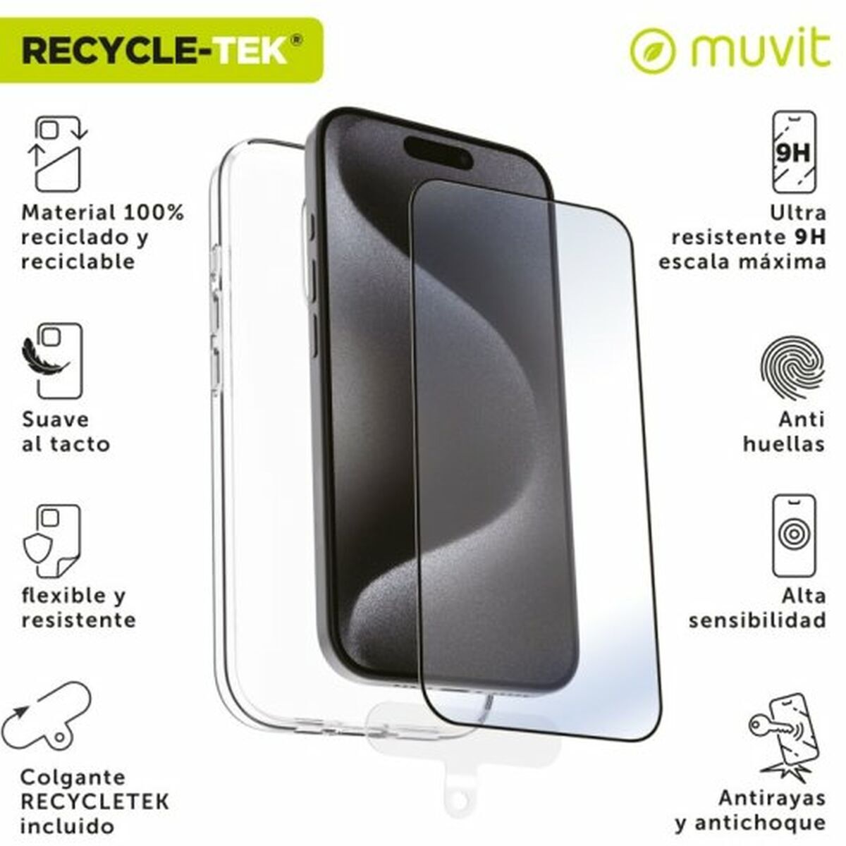 Husă pentru Mobil Muvit iPhone 16 Pro