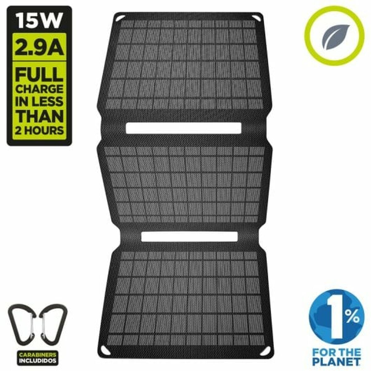 Încărcător Solar Muvit 15W SOLAR CHARGER Negru 15 W