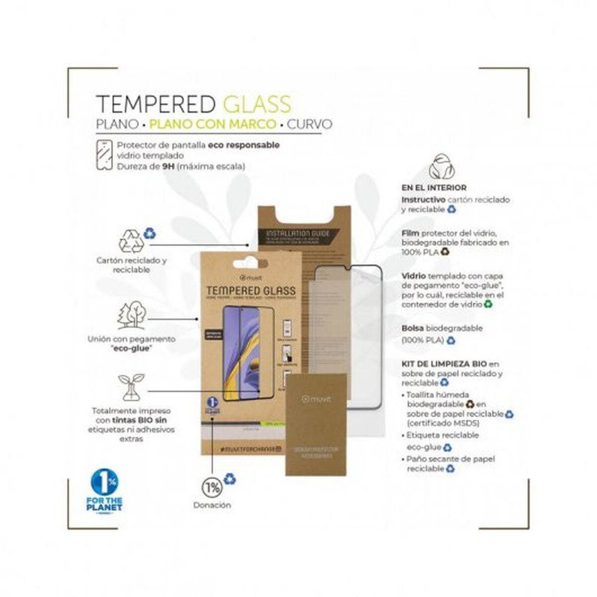 Membrană de Protecție pentru Ecran Muvit iPhone 14 Pro