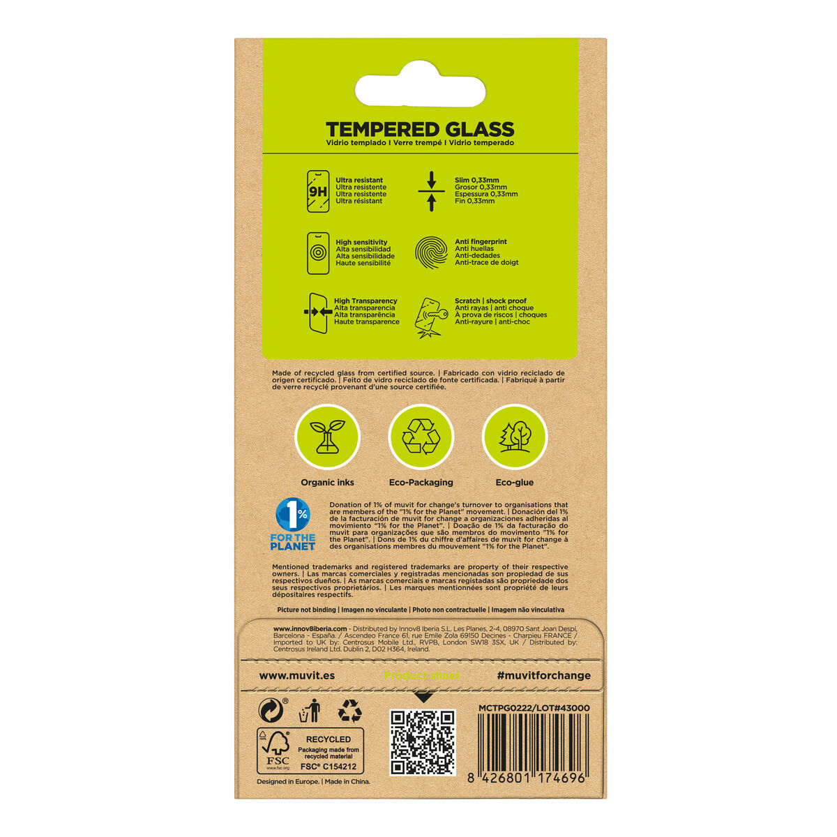 Protector de Ecran pentru Mobil Muvit for Change Redmi Note 13 5G