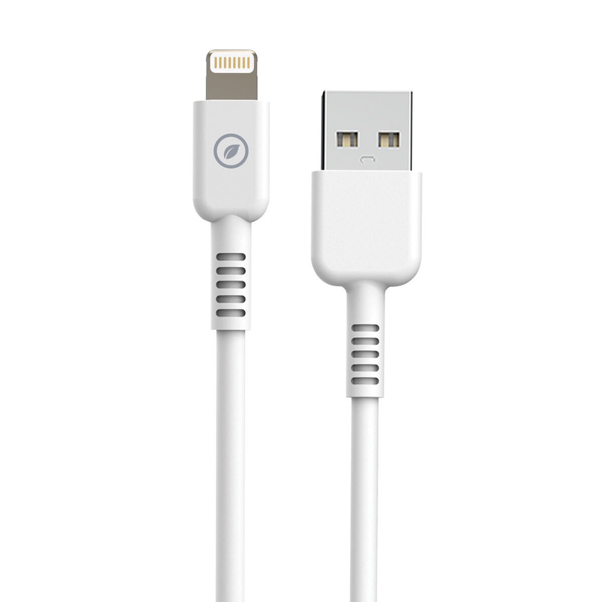 Cablu USB la Lightning Muvit for Change Alb