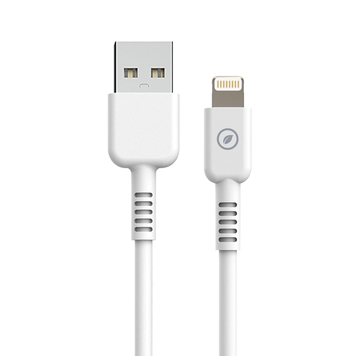 Cablu USB la Lightning Muvit for Change Alb