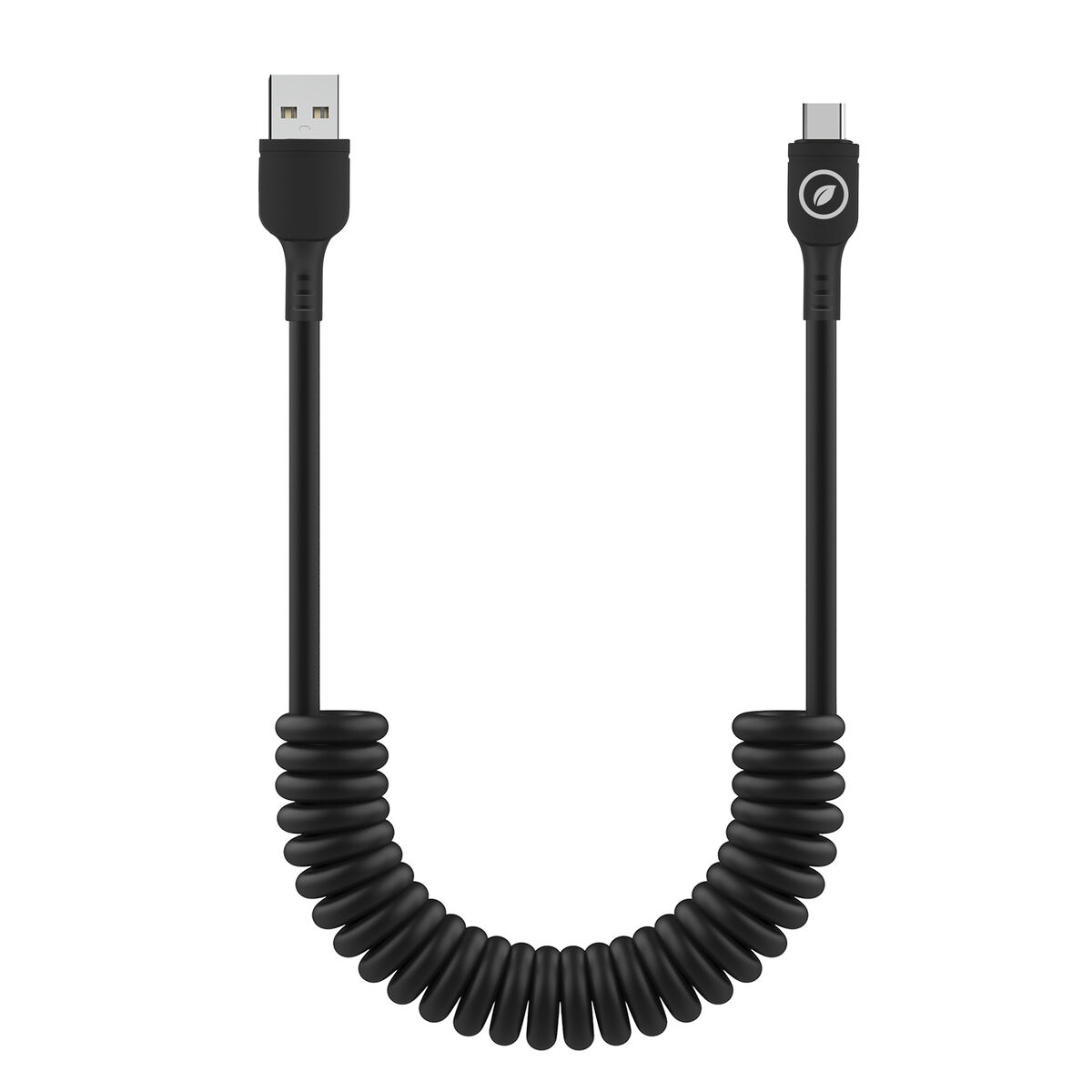 Cablu USB A la USB-C Muvit for Change Negru
