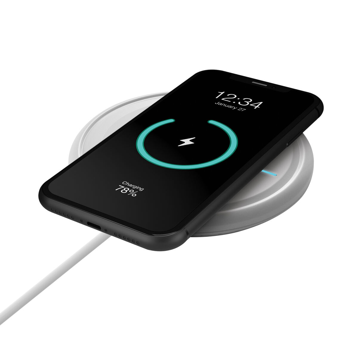 Încărcător Fără Fir Muvit for Change W114-R WHITE Alb