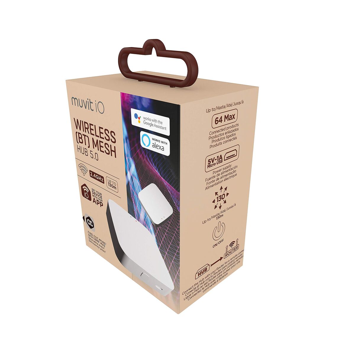 Punct de Acces muvit iO Wireless Mesh Hub Alb