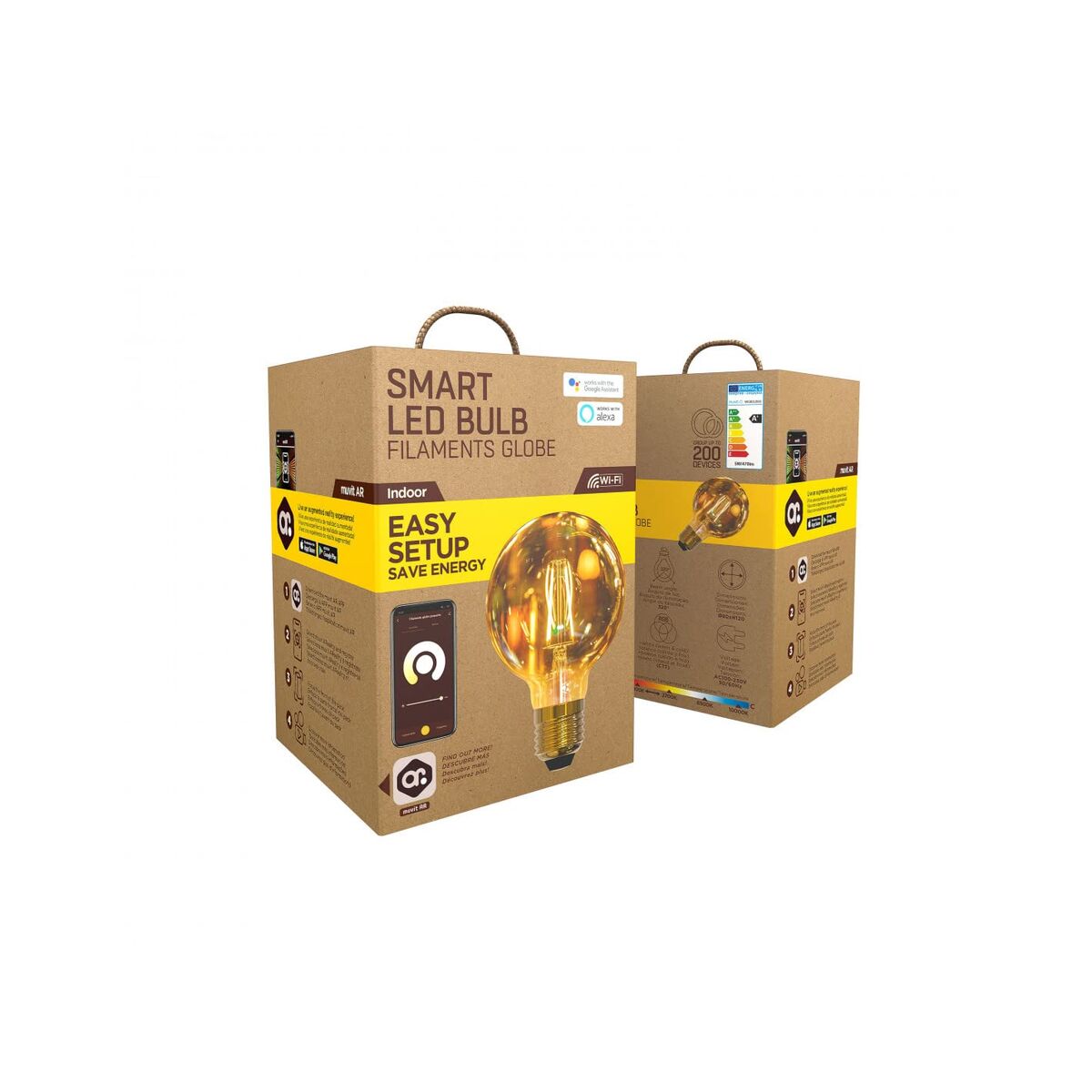 Bec Inteligent Muvit iO 5 W E27 1800 K 2700 K 480 Lm Wi-Fi