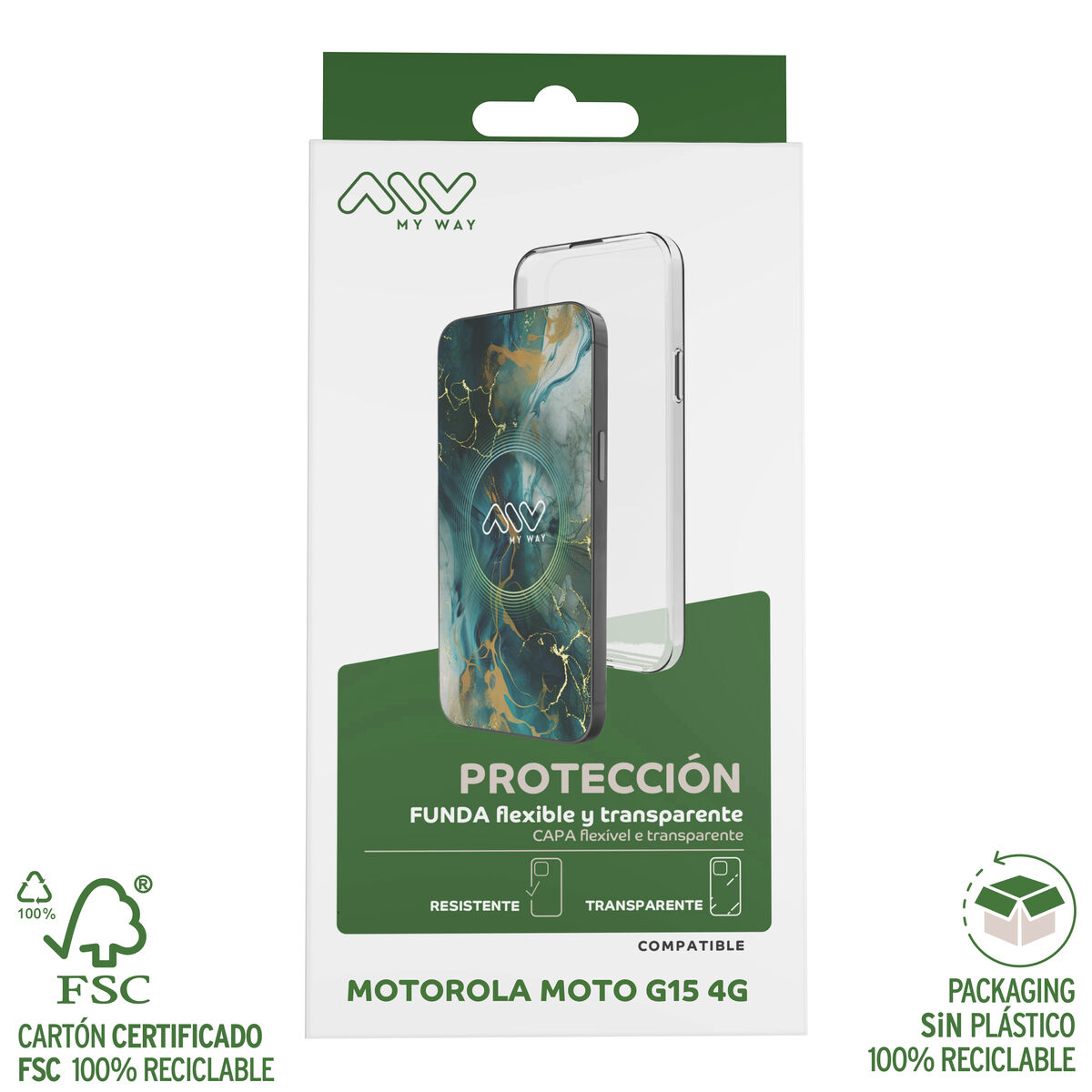 Husă pentru Mobil Myway Moto G15 4G/Moto G15 Power 4G