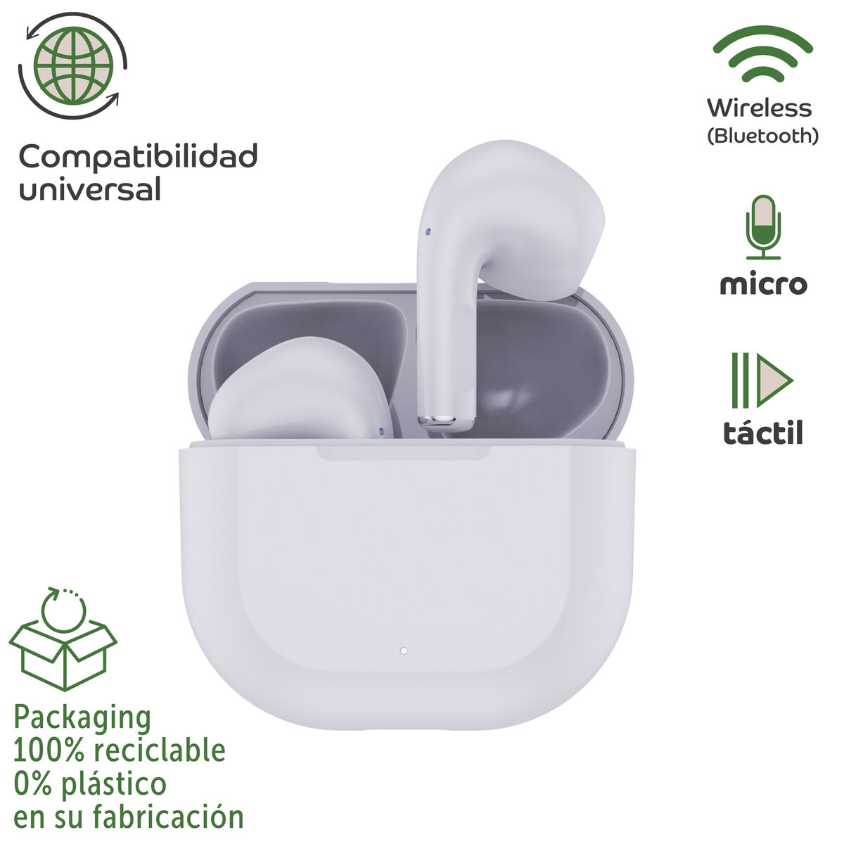 Căști in Ear Bluetooth Myway Pro touch control