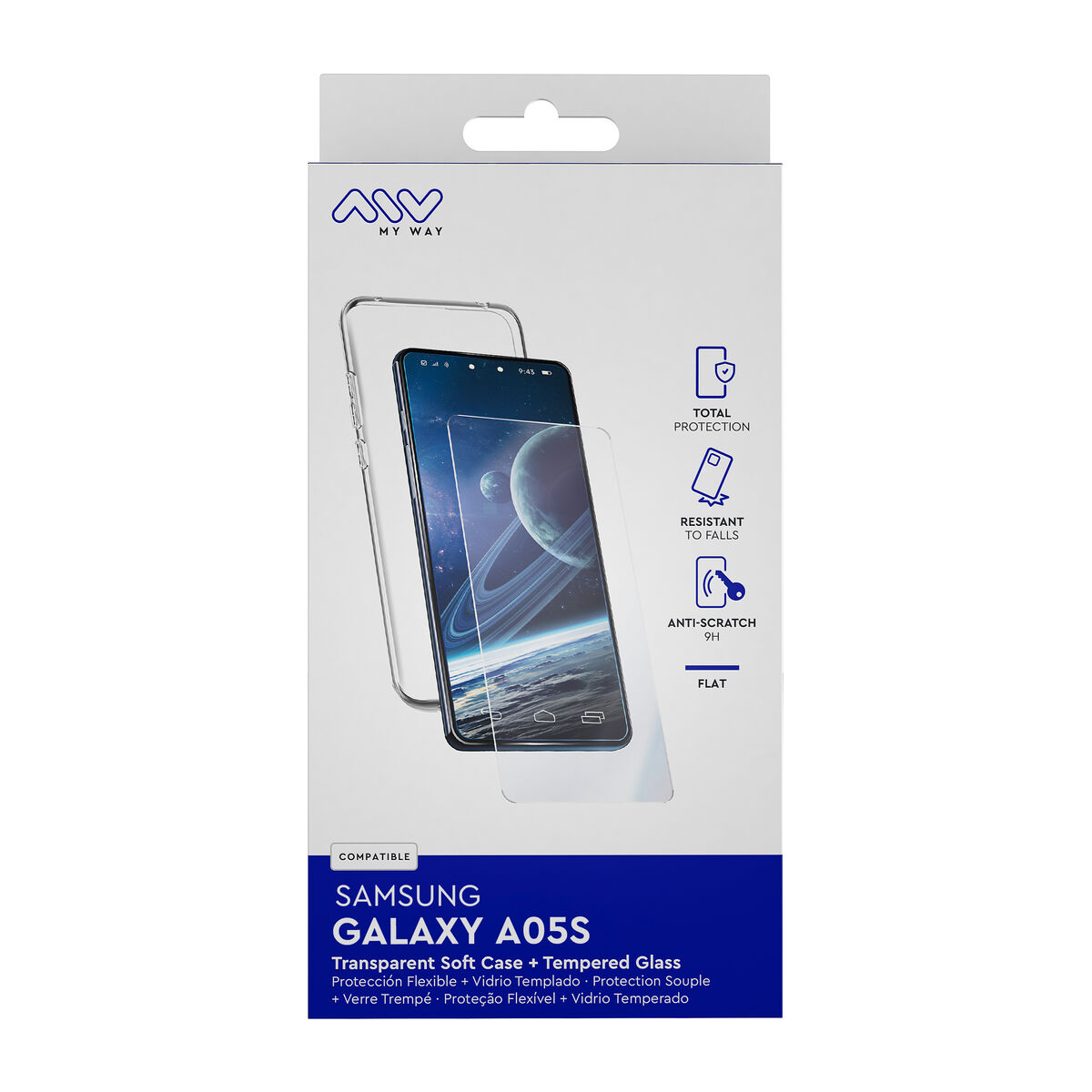 Husă și Protector pentru Mobil Myway Galaxy A05S Samsung Galaxy A03S