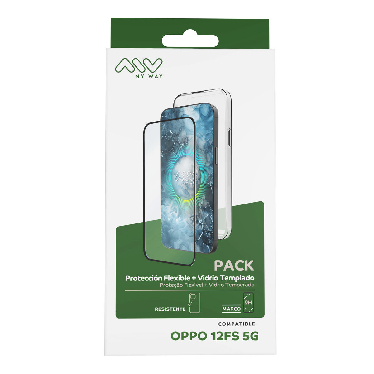 Husă și Protector pentru Mobil Myway Oppo Reno 12FS 5G Oppo Reno 4Z 5G