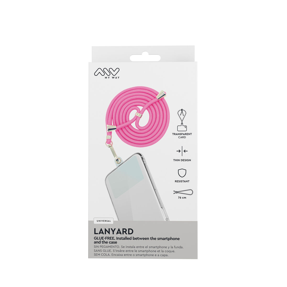 Șnur telefon mobil Myway Roz