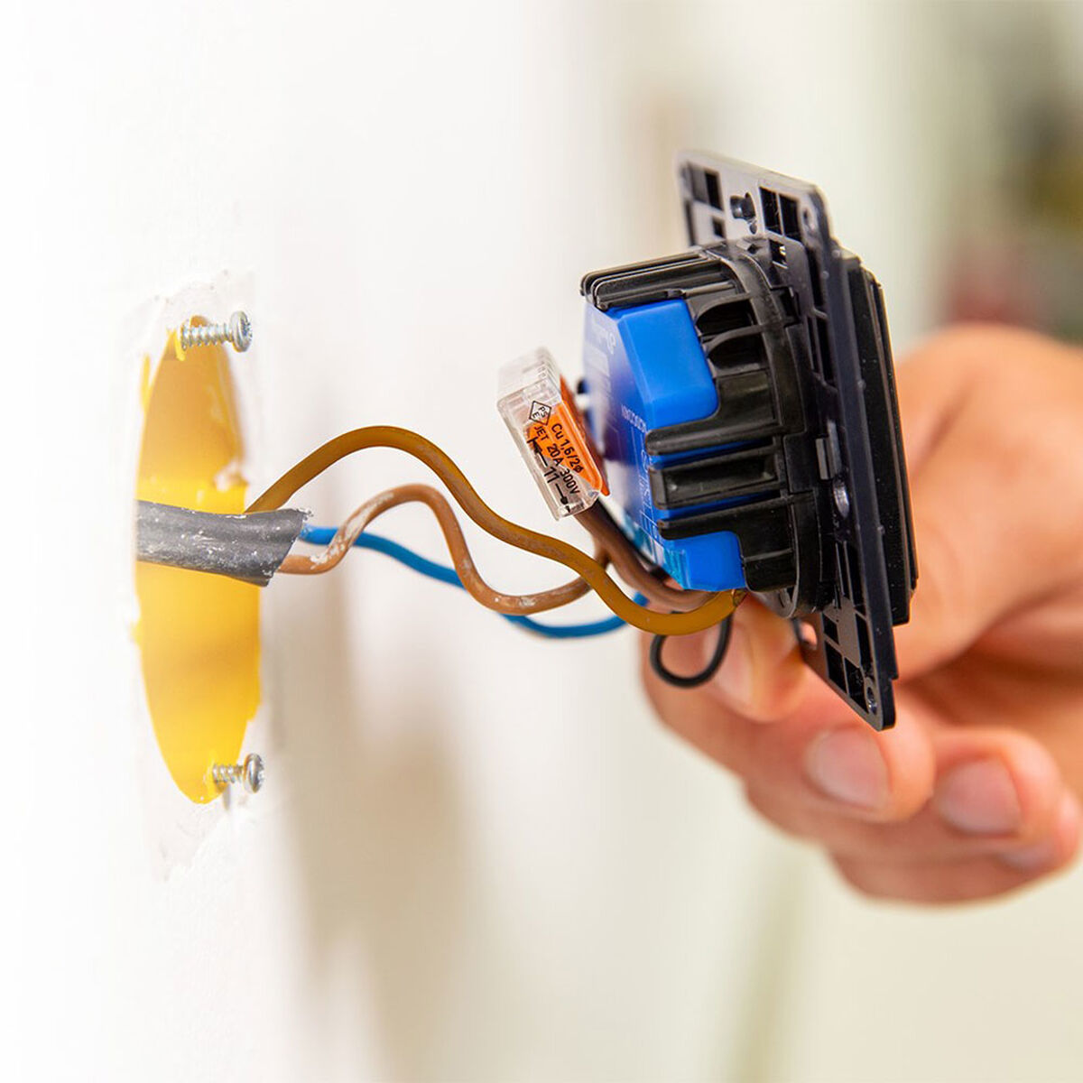 Întrerupător lumină Shelly WS2 BLACK Negru