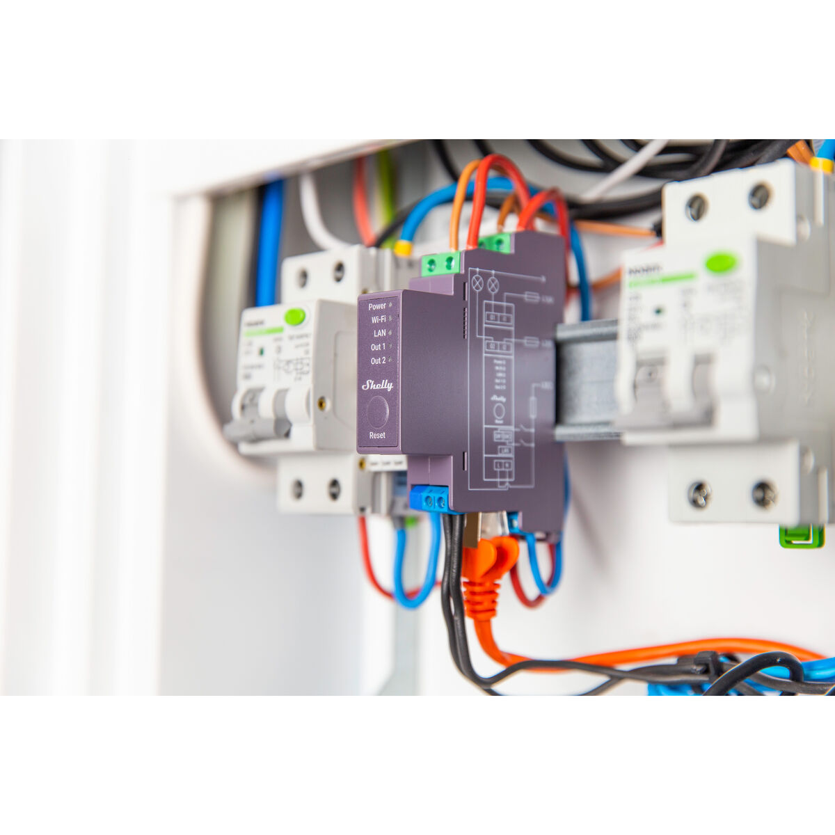 Modul Relé Shelly DIN PRO 2