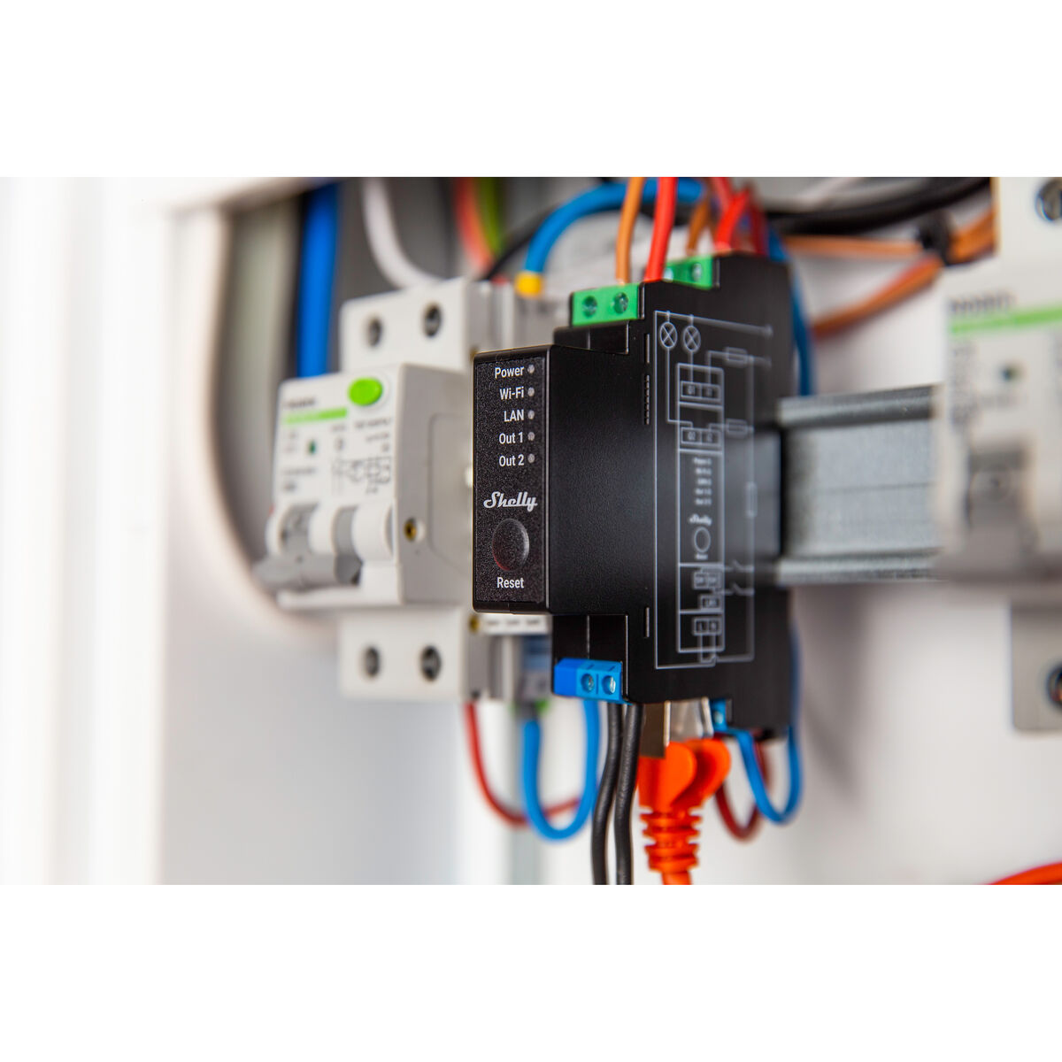 Modul Relé Shelly DIN PRO 2PM