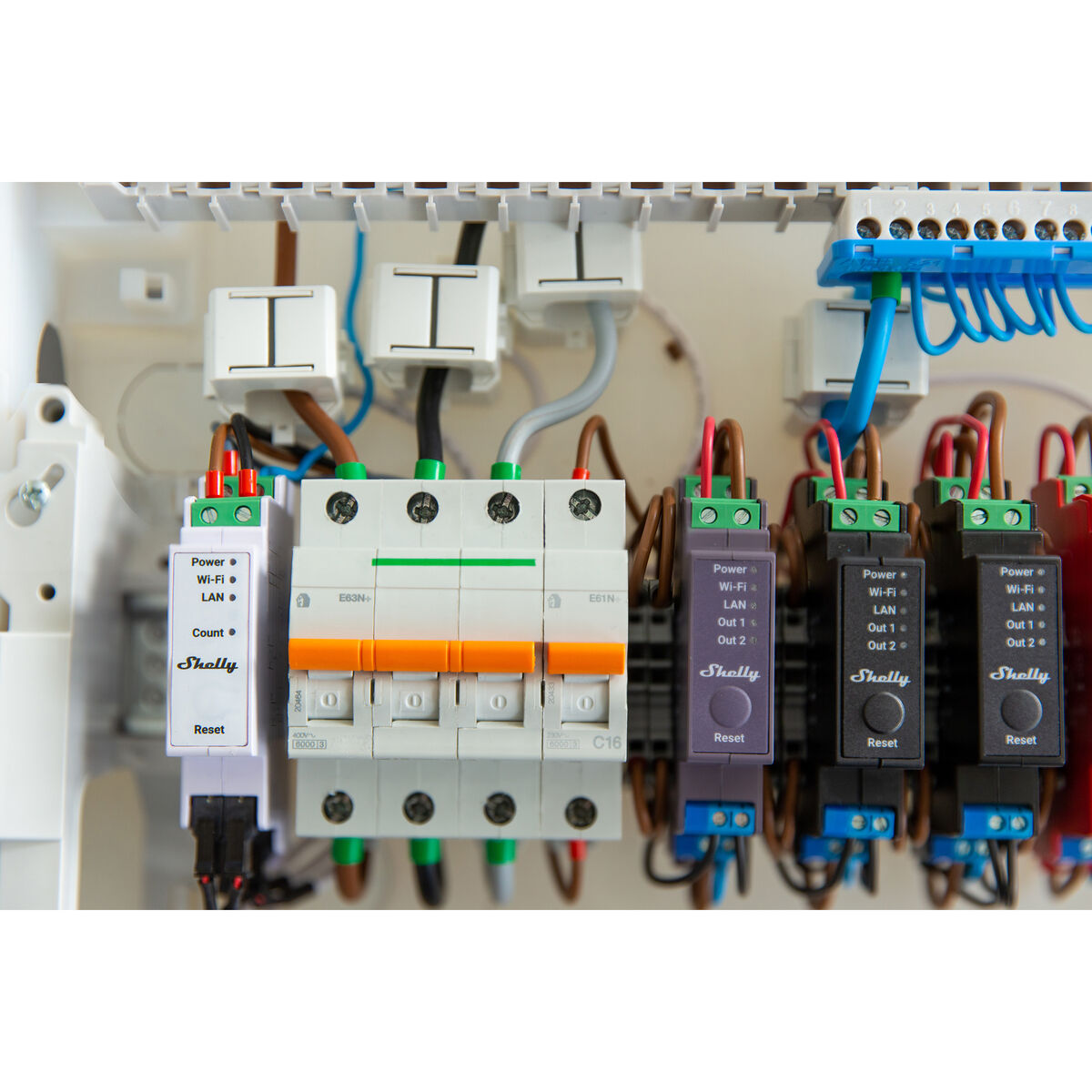 Modul comutator Wi-Fi Shelly PRO 3EM 120A Wi-Fi