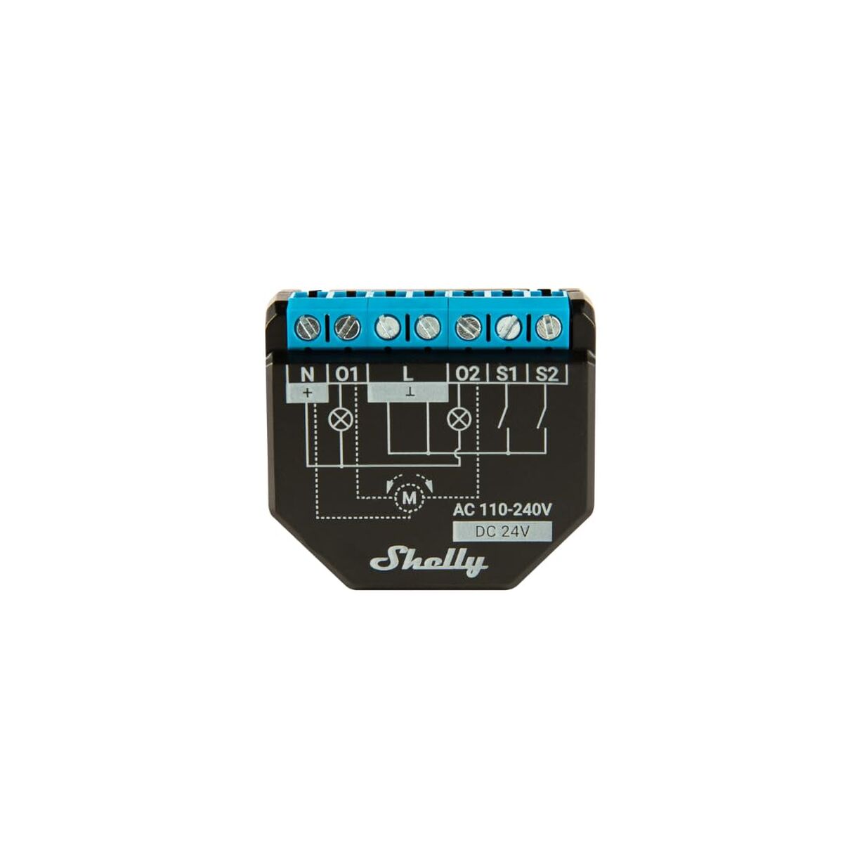 Modul comutator Wi-Fi Shelly Plus 2PM WLAN 240 V WiFi