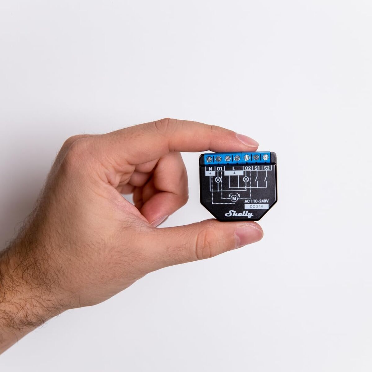 Modul comutator Wi-Fi Shelly Plus 2PM WLAN 240 V WiFi