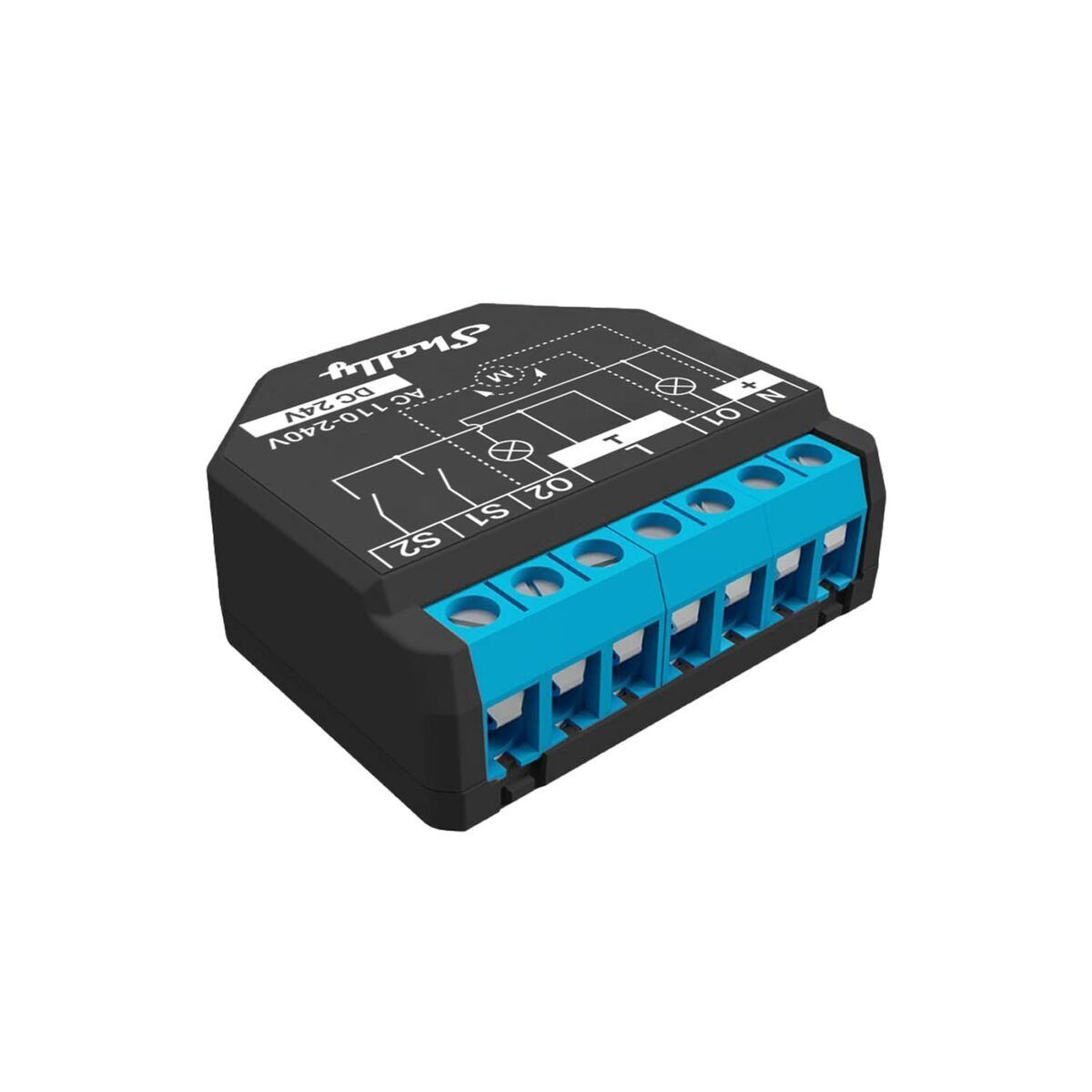 Modul comutator Wi-Fi Shelly Plus 2PM WLAN 240 V WiFi