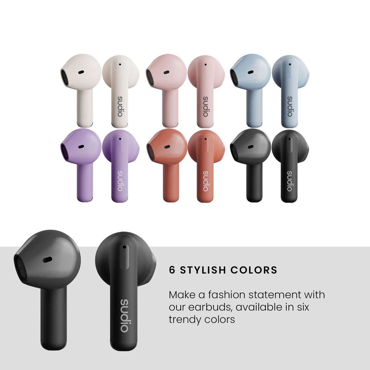 Căști in Ear Bluetooth Sudio A1 True Wireless Negru