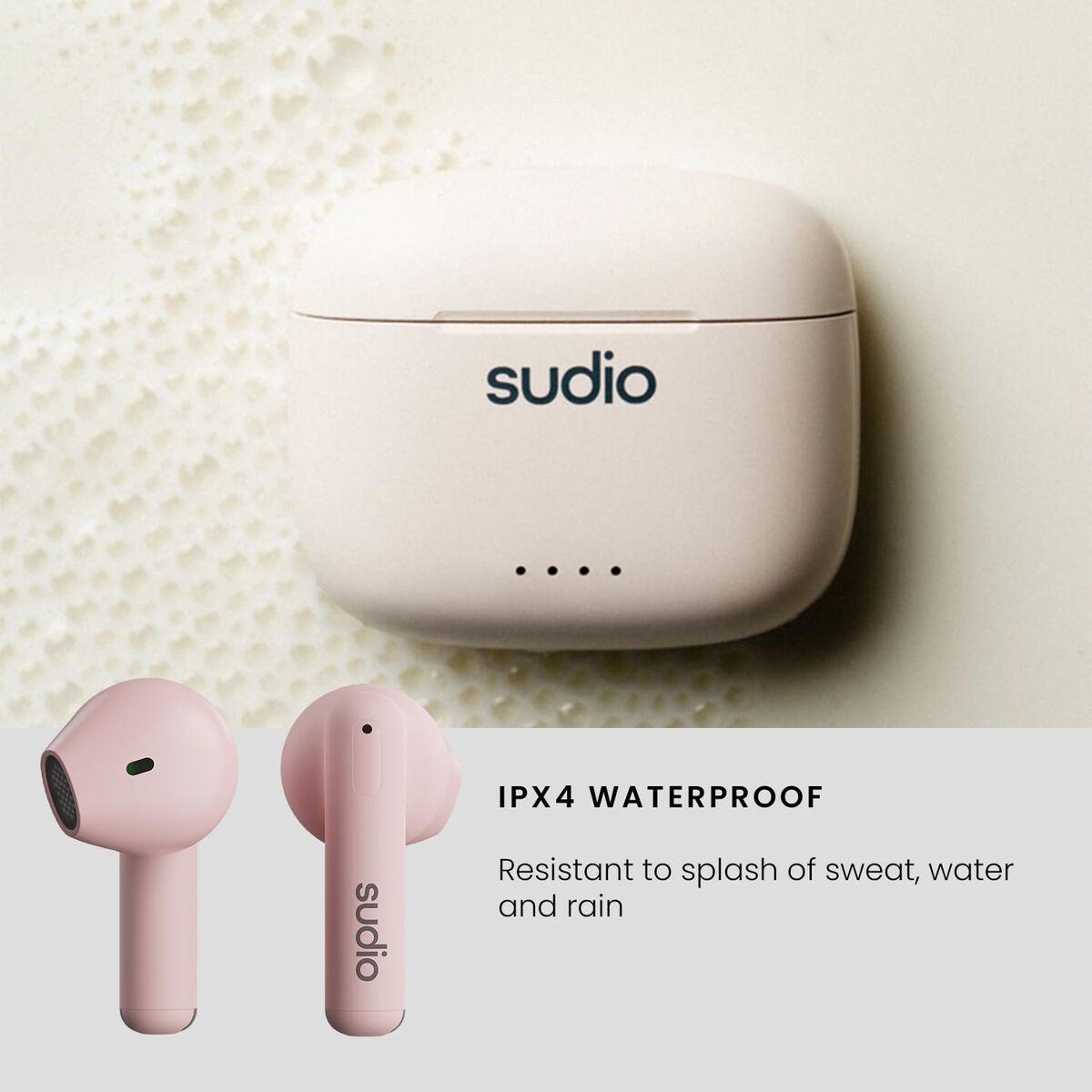 Căști in Ear Bluetooth Sudio A1 True Wireless Roz