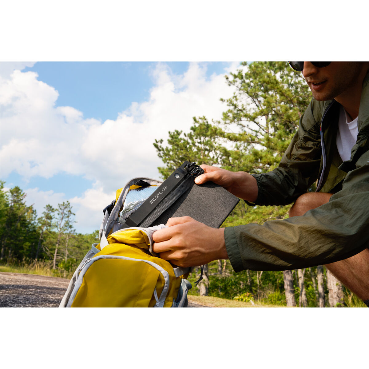 Panou solar fotovoltaic Ecoflow EFSOLAR28W-P-S-TY-4-EU 27 W Pliabil