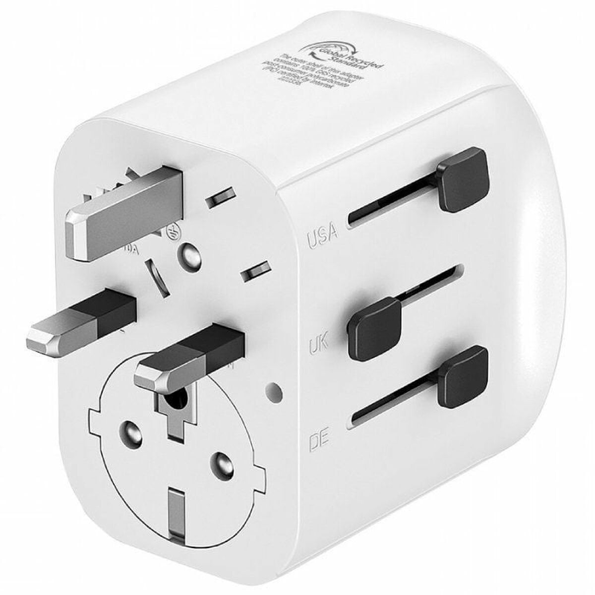 Adaptor universal pentru priză, de voiaj Muvit MCADP0006 Alb 150 W 15 w