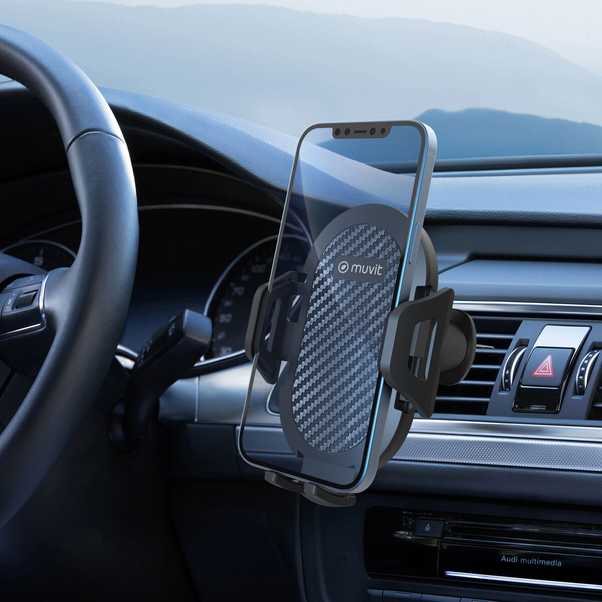 Suport pentru Mașină Muvit Negru 7"